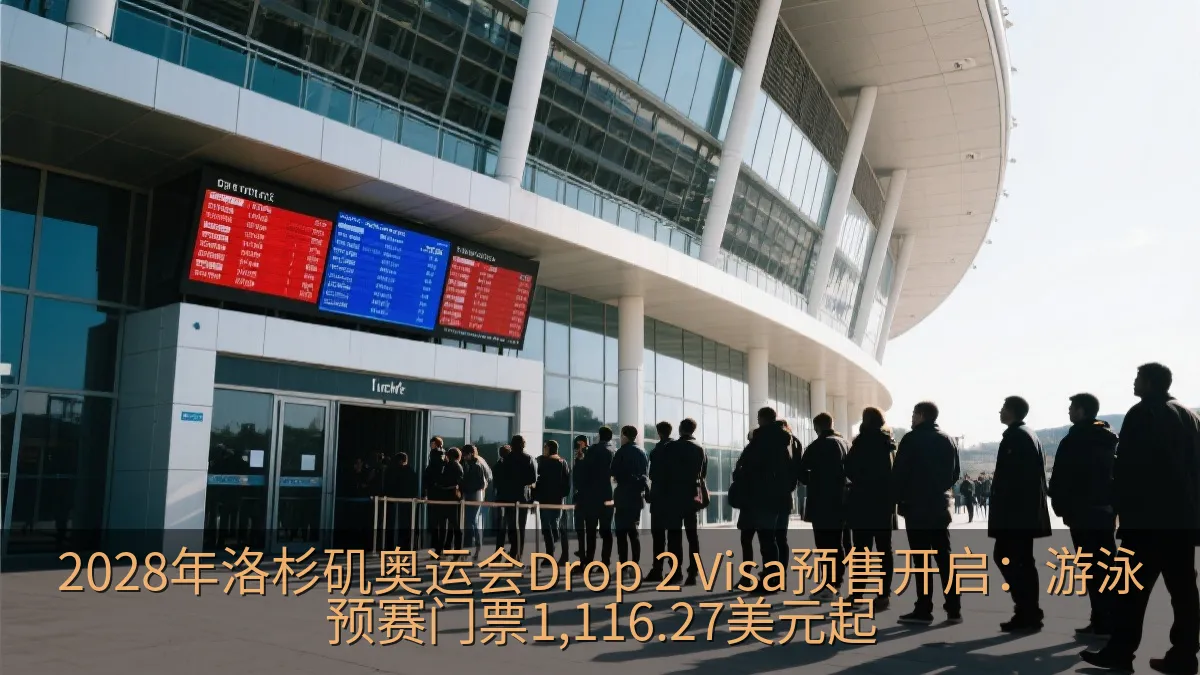 体育场馆售票信息屏幕与观众入场通道